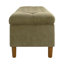 Banc de rangement à couvercle rabattable rembourré-95163477