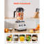 Mélangeur à smoothies, 2,5 L (85 oz), 1400 W, mélangeur professionnel avec moteur puissant, mélangeur multifonctionnel pour smoothies, laits frappés et jus, compatible avec la cuisine.