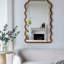 Miroir 30 po x 1,5 po x 55 po avec cadre unique