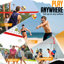 Filet de volleyball Zealfeel, ensemble d'entraînement de 12 pieds réglable en hauteur, pratique autoportante portative pour frapper ou servir des perceuses, pop-up avec sac de transport pour la cour ou l'extérieur-124947351