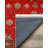 Susan Red Oriental Machine Printed Cotton Polyester Area Rug-630688382
