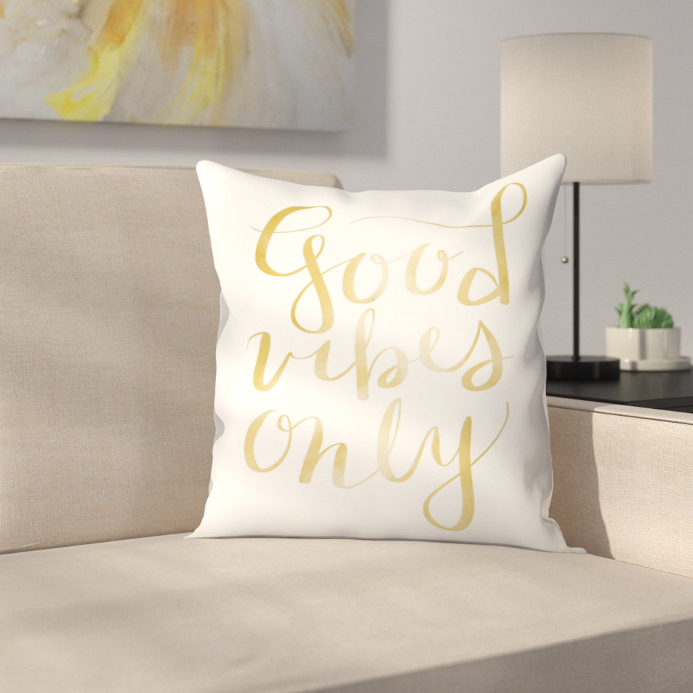 Good vibes hot sale only pillow