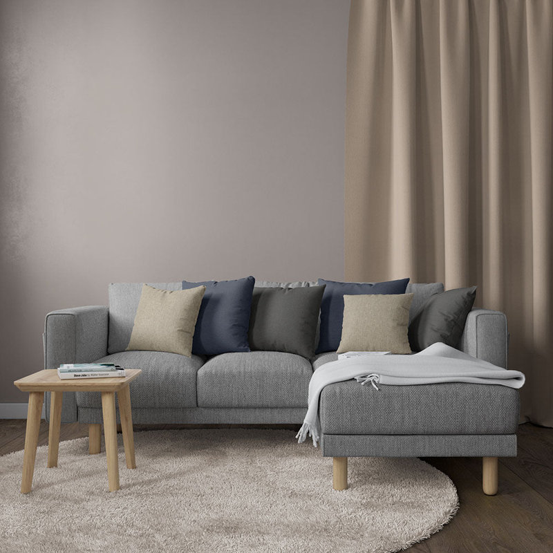 Abbeyshea Kena Faux Linen Fabric By The Yard, Chime