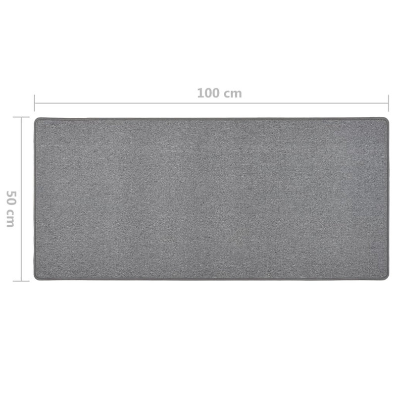 Runner Goth Solid Colour Area Rug, Runner 50 x 100cm