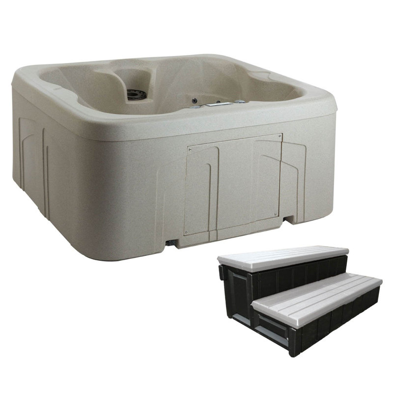 Lifesmart 13 - Jet Plastic Rectangle Plug And Play Hot Tub