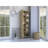 Smokey 5-Shelf Linen Cabinet-1215274995