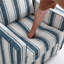 Bronnen Big And Wide Upholstered Cushion Swivel Armchair with Removable Back and Seat Cushion-51649961