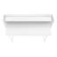 Bureau d'ordinateur, bureau personnel, ordinateur portable, tablettes de rangement, L 48 po, travail, stratifié, métal-47694212-47694222