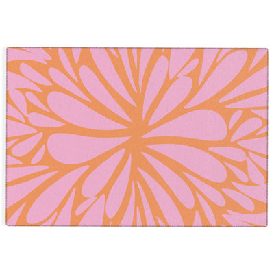 Tapis rectangulaire à envers antidérapant Maliyah