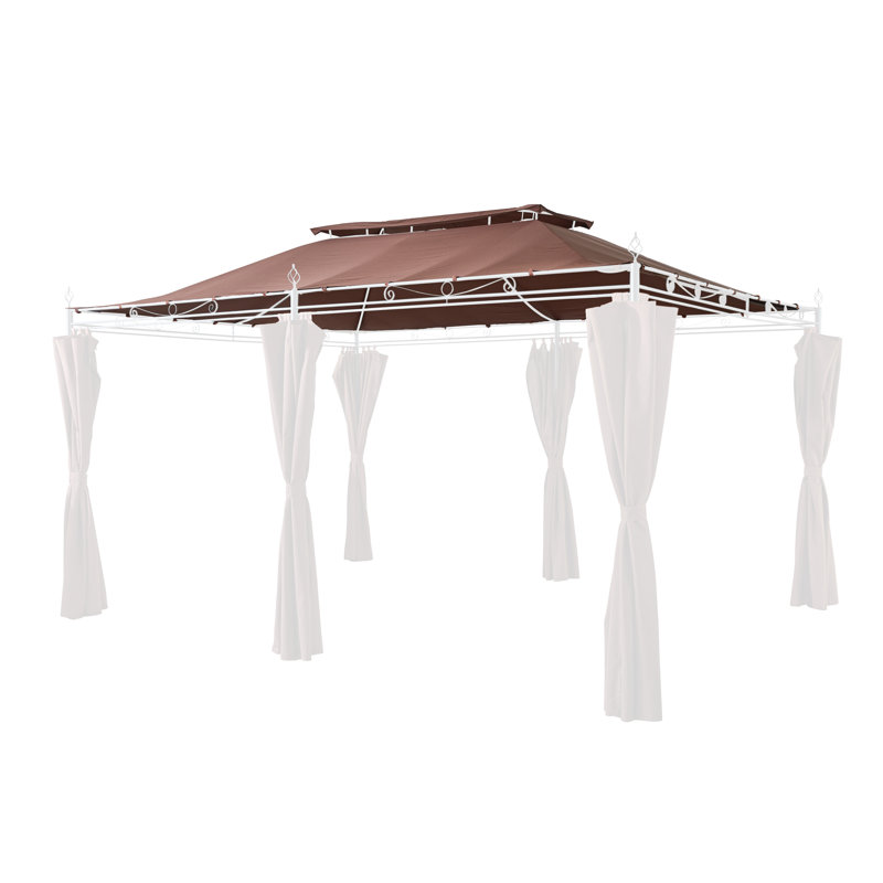 Haines Dakota Fields Brown Fabric Roof for Gazebo
