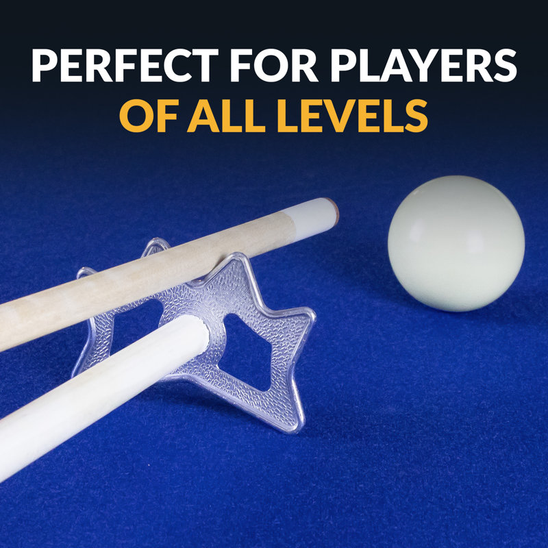 Ensemble d'accessoires de table de billard Hathaway - ensemble de 4 bâtons de billard, 16 boules de billard, support de queues de billard mural, 2 supports de billard, craie et autres accessoires de billard pour le jeu et l'entretien - acajou