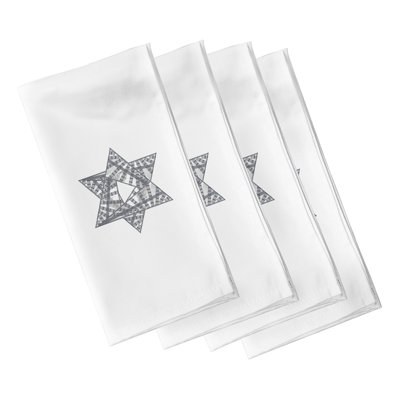 Polyester Geometric Square Napkin