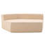 Chaises d'appoint douillettes douillettes en molleton, canapé modulaire en tissu pour espaces de vie compacts