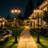 Full Post Light With Dusk To Dawn and Built-In Outlet 