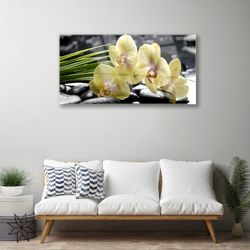 Flowers - No Frame Print on Glass