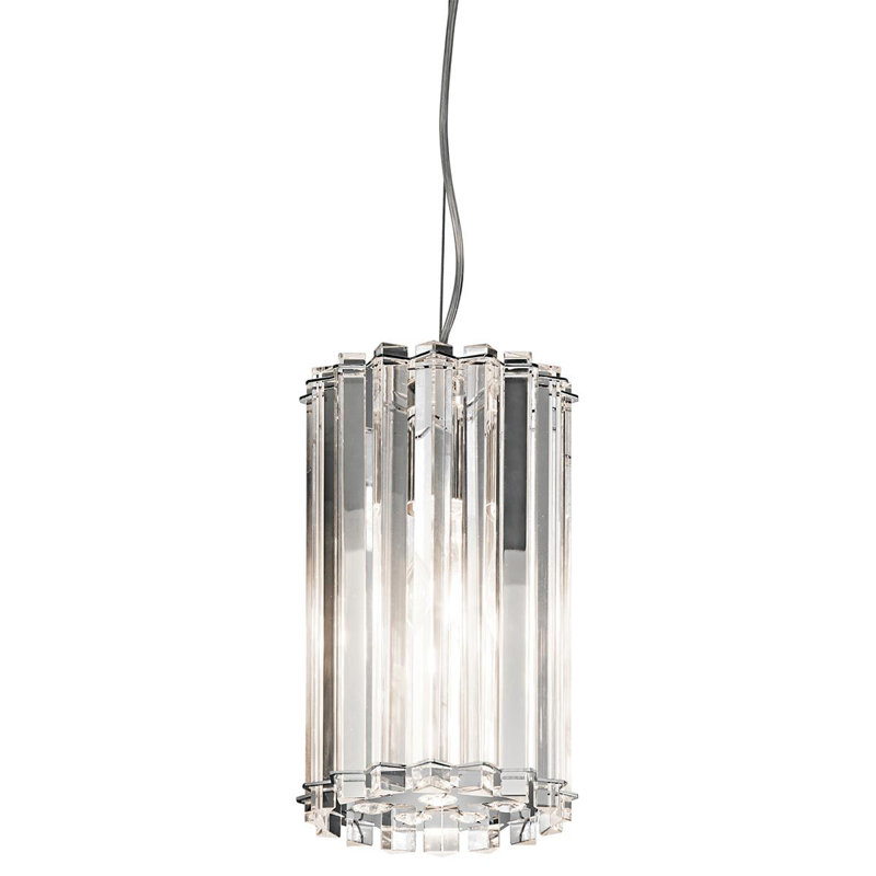 Tony 2 - Light Chrome Cylinder Pendant