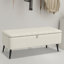 Polyester Upholstered Bench with Flip Top-1810592259