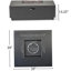 Foyer carré en fer de 40 pouces - 50 000 BTU (sans couvercle)-2034109549