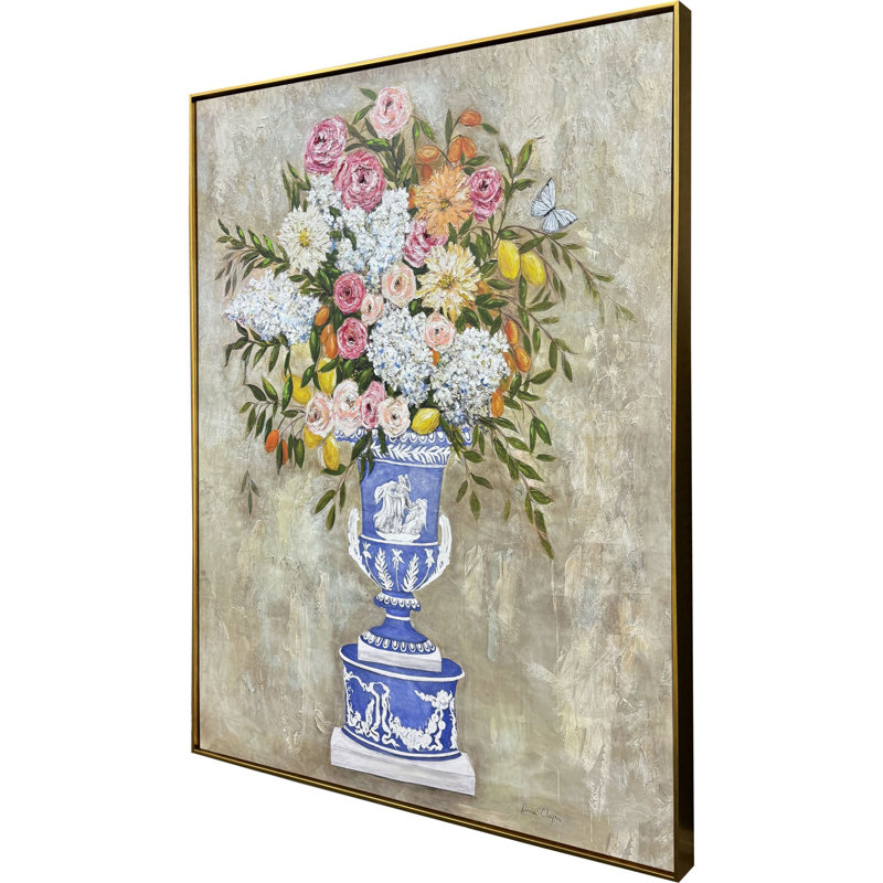 Arrangement en toile bleue