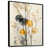 Toile avec cadre flottant noir
