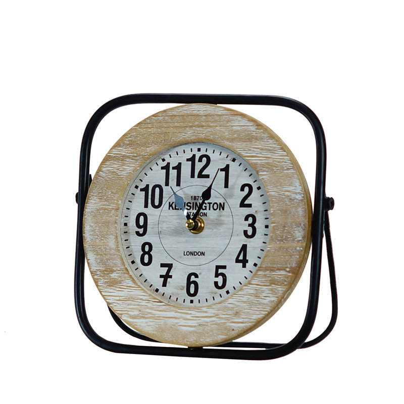 Horloge de table numérique en métal