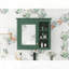 Armoire à pharmacie murale moderne avec tablettes ouvertes-344063560