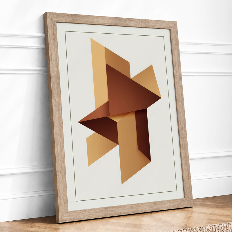 Forms Geometric - Print, A1 - 84.1 x 59.4 cm, Oak