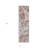 8' Runner Gray and Red Abstract Washable Non Skid Indoor Outdoor Runner Rug