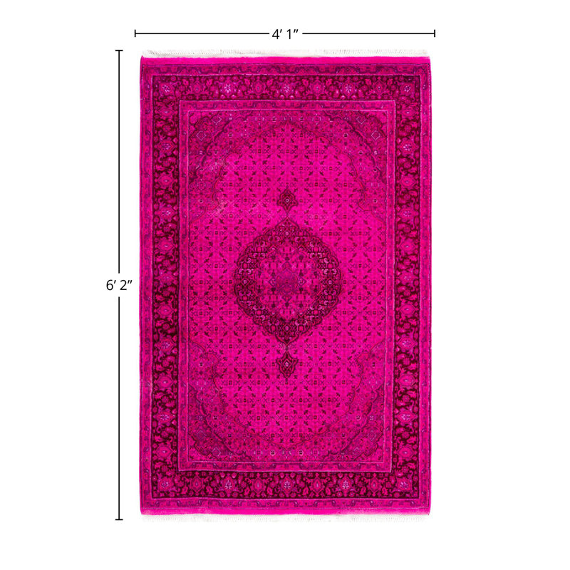 Tapis unique en laine 4 pi 1 po x 6 pi 2 po Riggi