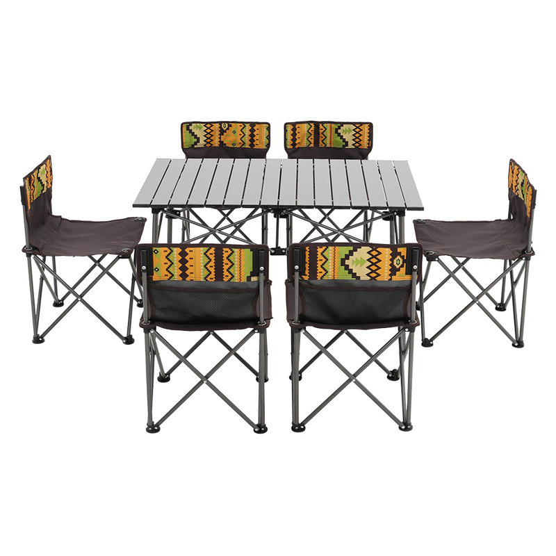 Rectangular 7 - Piece 6 - Person 92Cm L Outdoor Table Set