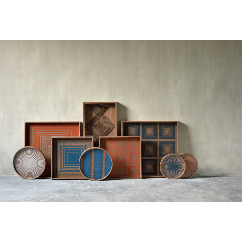 Linear Flow Decorative Tray