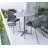 Drop Round Metal Outdoor Coffee Table , in. W in. D-70592703-70592704-82816351