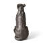 Statue léopard bronze H 23,25 po H
