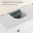 Pedestal Sink Storage Cabinet With 2 Doors And Drawer, Bathroom Sink Cabinet, Under Sink Storage With U-shape Cut-out, White