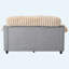 Canapé 65 po Cloud, méridienne moderne avec 2 coussins décoratifs-2041604763