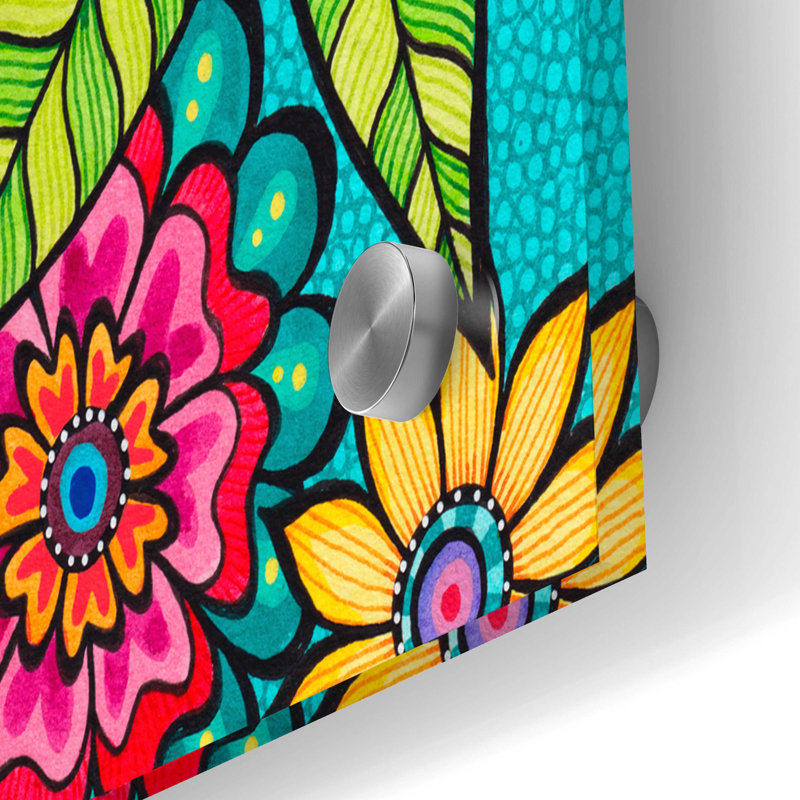 «Blooming Blooms» par Hello Angel - peinture sans cadre, H 24 po x l 36 po x P 0,2 po
