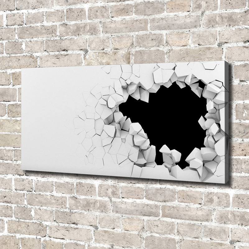 Canvas Print - Wall Art - Prints On Canvas - 140X70 Image Picture Theme: A Hole In The Wall