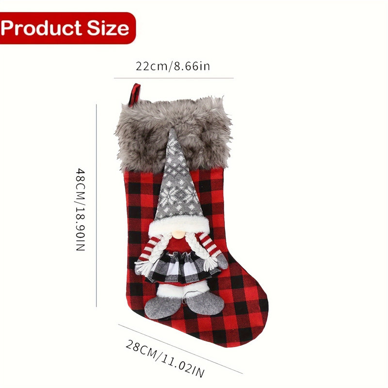 2 Piece Christmas Stocking Set