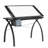 Glass Top Metal Base Drafting Table