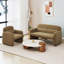 Chaise de loisir rembourrée à assise large-209247174