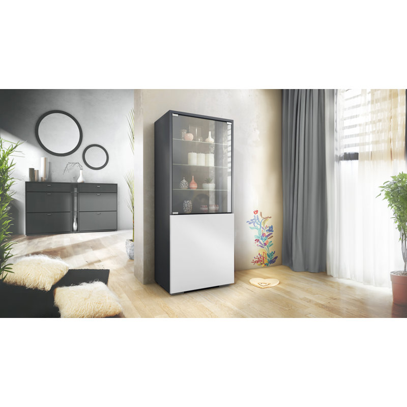 Aubreella Booth Display, Anthracite/White matt