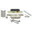 Mission Interior Mortise Door Knob with Egg & Dart Long Plate-559924421