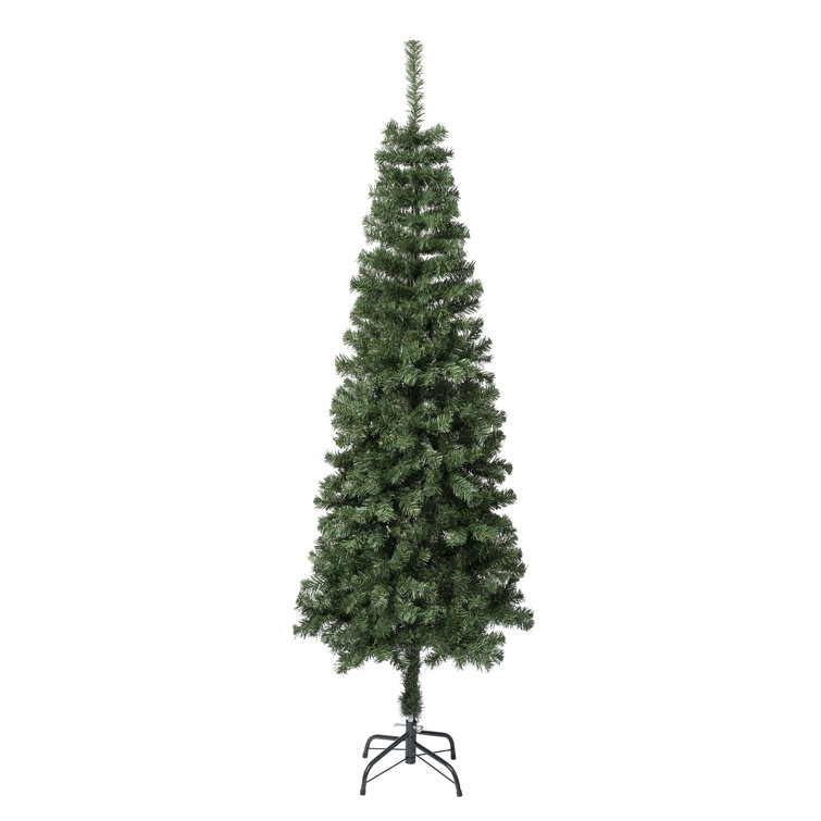 Slender Artificial PVC Spruce Christmas Tree