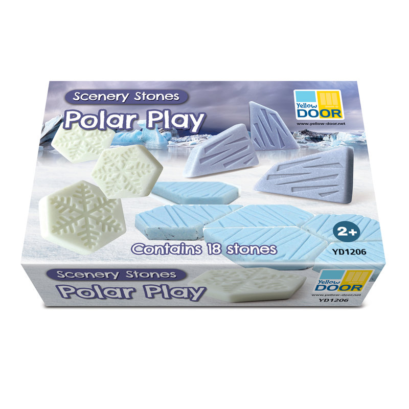 Ensemble de 18 pierres polaires Scenery