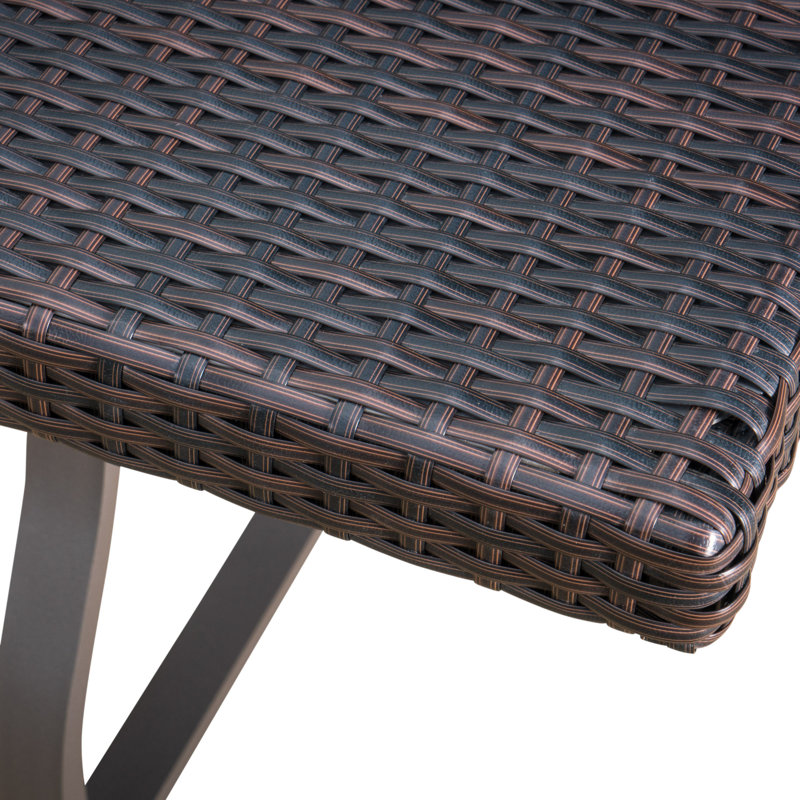 Elegant Costa Mesa 70 Wicker Dining Table
