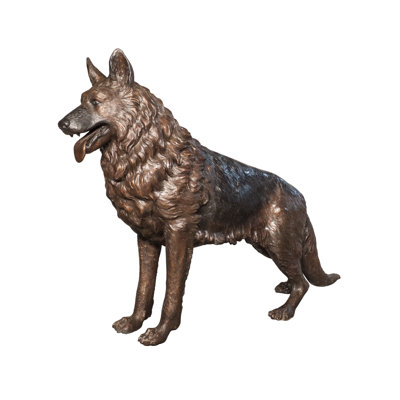 Memphis Dog Metal Garden Statue