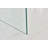 Transparent End Table,Tempered Clear Bent Glass SideTable