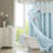 Rawley Shower Curtain With Liner Sets Modern Waffle Weave Shower Curtain for Bathroom With Mesh Top Window-208492832