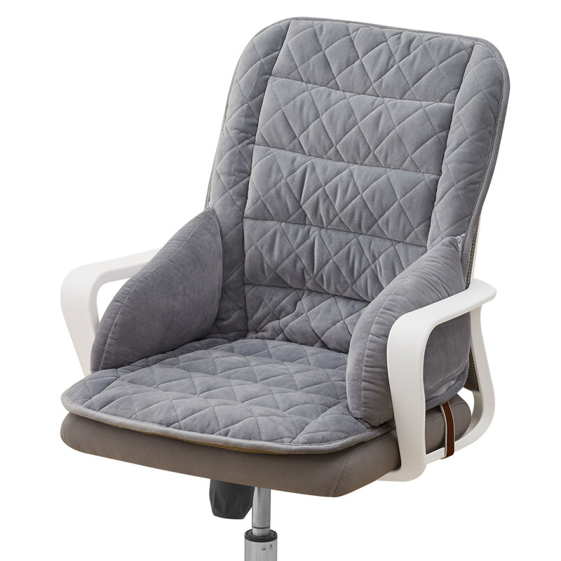 Housse de chaise de bureau intégrée, Gris