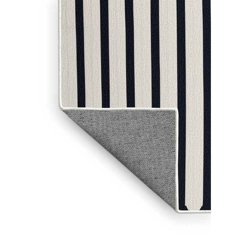 Washable Picket Fence Farm Area Rug, Rectangle 7' x 9'